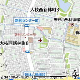 マルミツ洋品店新林店周辺の地図