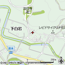 静岡県伊豆市下白岩538周辺の地図