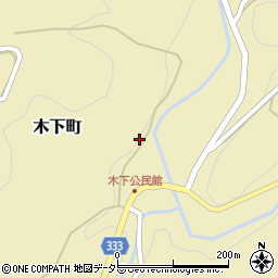 愛知県岡崎市木下町下屋坂11周辺の地図