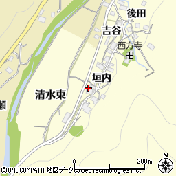 兵庫県川辺郡猪名川町清水平田周辺の地図