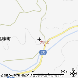 愛知県岡崎市大高味町広見周辺の地図