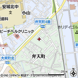 平安会館安城斎場周辺の地図