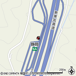 ＥＮＥＯＳ新東名高速道路（下り）静岡サービスエリアＳＳ周辺の地図