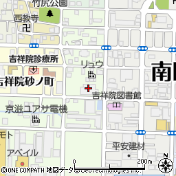 京都府京都市南区吉祥院東砂ノ町57周辺の地図