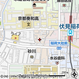 京都府京都市伏見区深草フケノ内町5-31周辺の地図