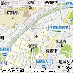 愛知県岡崎市伊賀町442周辺の地図