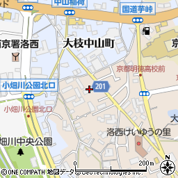 京都府京都市西京区大枝東長町1-206周辺の地図