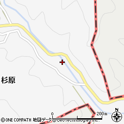 大阪府豊能郡能勢町杉原147-1周辺の地図