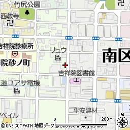 京都府京都市南区吉祥院東砂ノ町54周辺の地図