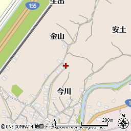 愛知県知多市日長今川116周辺の地図