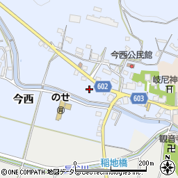 大阪府豊能郡能勢町今西周辺の地図