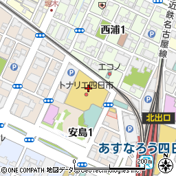 宮脇書店四日市本店周辺の地図