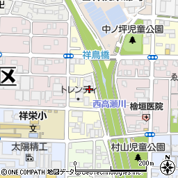 京都府京都市南区吉祥院稲葉町17周辺の地図