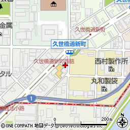セブンイレブン京都上鳥羽南鉾立町店周辺の地図