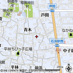 愛知県知多郡東浦町石浜青木27周辺の地図
