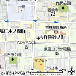 京都府京都市南区吉祥院砂ノ町周辺の地図