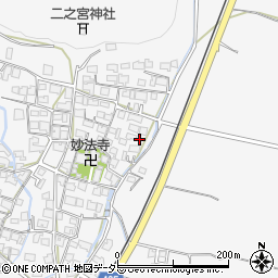 兵庫県神崎郡福崎町山崎862-1周辺の地図