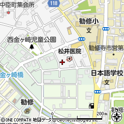 京都府京都市山科区勧修寺西栗栖野町254周辺の地図