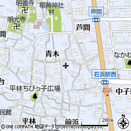 愛知県知多郡東浦町石浜青木28周辺の地図