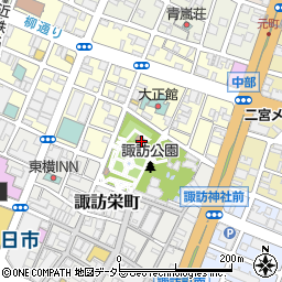 三重県四日市市諏訪栄町22-25周辺の地図