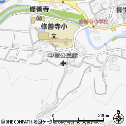 中里公民館周辺の地図