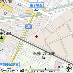 愛知県安城市池浦町池西3周辺の地図