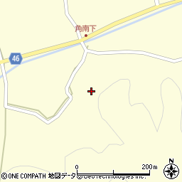 岡山県美作市角南1002周辺の地図