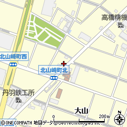 愛知県安城市北山崎町柳原48-5周辺の地図