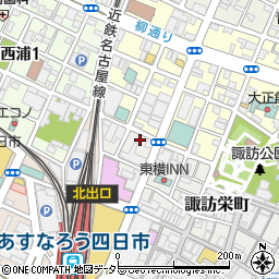 タイムズ諏訪栄町第５駐車場周辺の地図