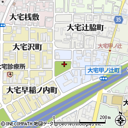 甲ノ辻公園周辺の地図