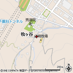 静岡県静岡市葵区牧ヶ谷1107-1周辺の地図
