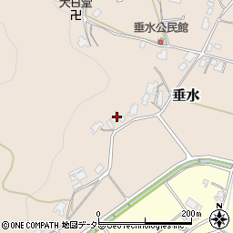 大阪府豊能郡能勢町垂水182周辺の地図
