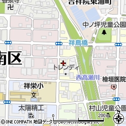 京都府京都市南区吉祥院稲葉町26周辺の地図