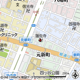 蓮生寺周辺の地図