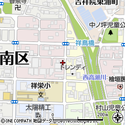京都府京都市南区吉祥院東前田町53-1周辺の地図