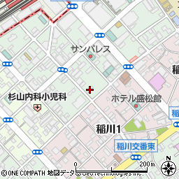 エイド静岡店周辺の地図