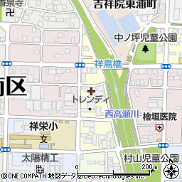 京都府京都市南区吉祥院稲葉町15周辺の地図