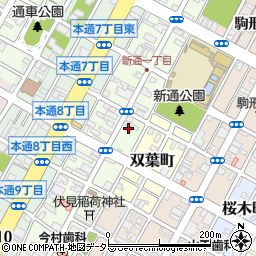 静岡健康センター周辺の地図