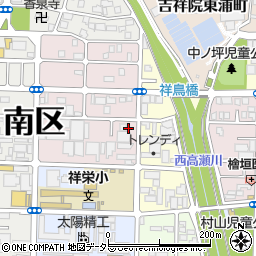 京都府京都市南区吉祥院東前田町53-2周辺の地図