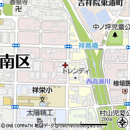 京都府京都市南区吉祥院東前田町53-7周辺の地図