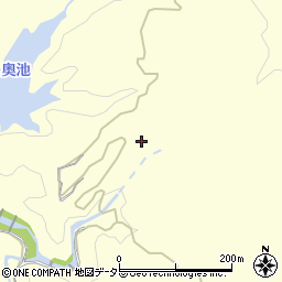 近江湖南アルプス自然休養林一丈野地区周辺の地図