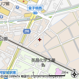 愛知県安城市池浦町池西6周辺の地図