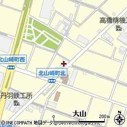 愛知県安城市北山崎町柳原48-1周辺の地図