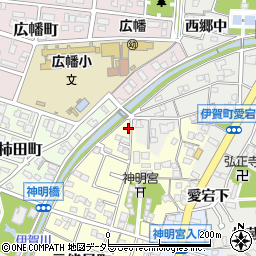 愛知県岡崎市元能見町26周辺の地図