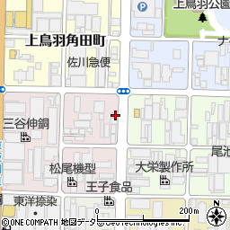 京都府京都市南区上鳥羽大柳町14周辺の地図