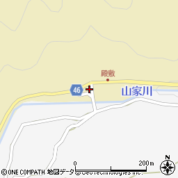 岡山県美作市田渕1490周辺の地図