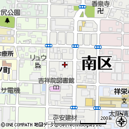 京都府京都市南区吉祥院前田町15周辺の地図