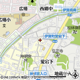 愛知県岡崎市元能見町1周辺の地図