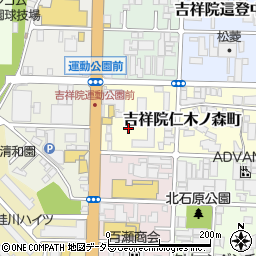 京都府京都市南区吉祥院仁木ノ森町周辺の地図