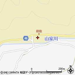 岡山県美作市田渕1481周辺の地図